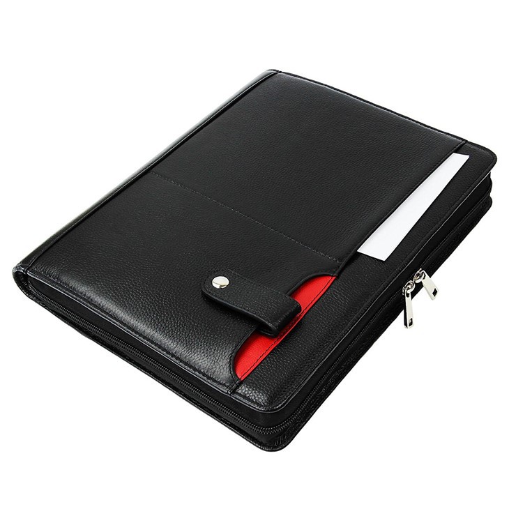 Black Leather Folder A4 Black Leather Folder A4