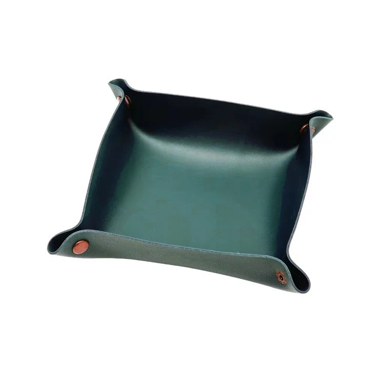 faux leather tray