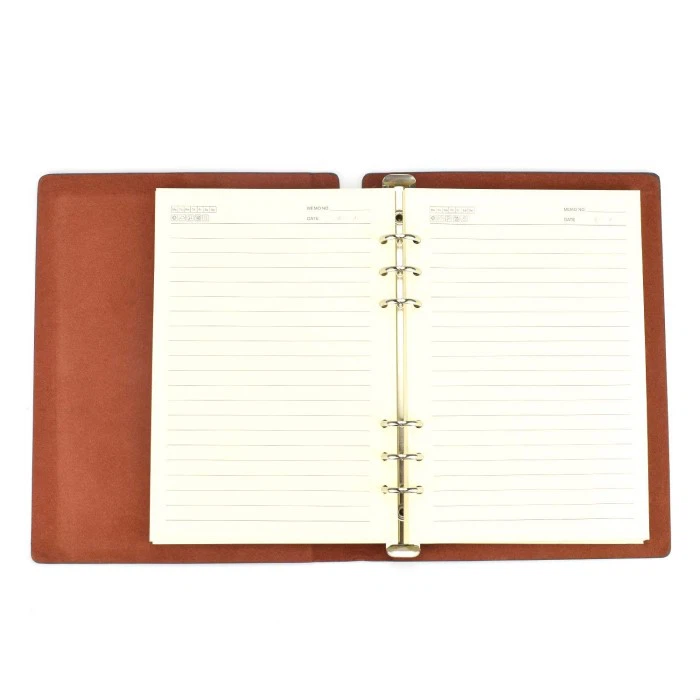 6 Ring Hard Cover PU A5 Leather Diary 6 Ring Hard Cover PU A5 Leather Diary