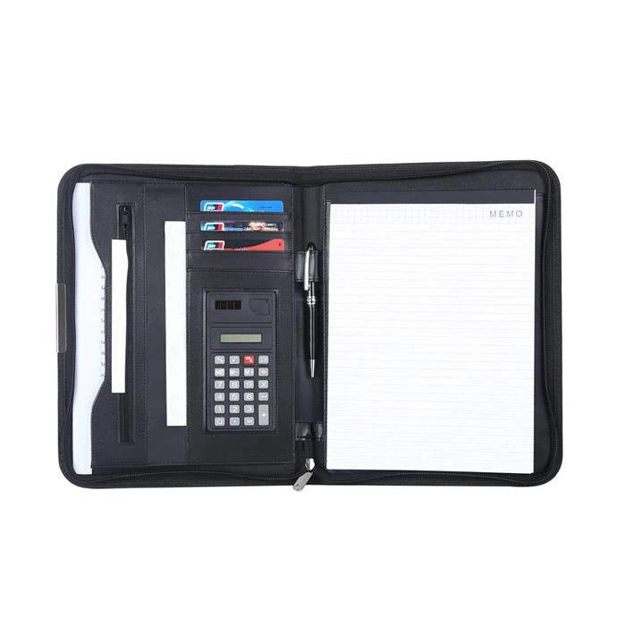 Expanding Leather Conference Folder A4