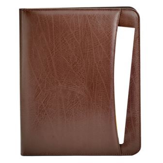 Zip A4 negru din piele compendiu