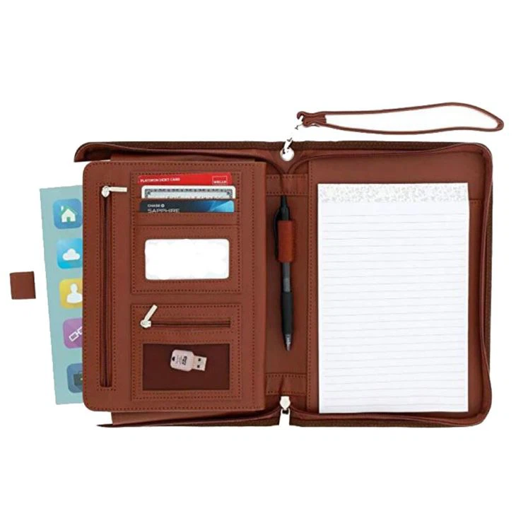 Refillable Genuine Leather padfolio Refillable Genuine Leather padfolio