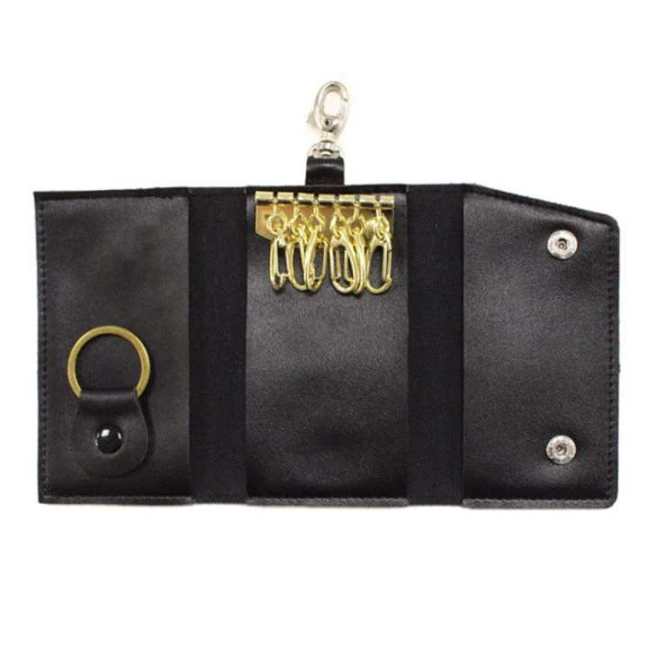 Faux Leather Chain Key Wallet Faux Leather Chain Key Wallet