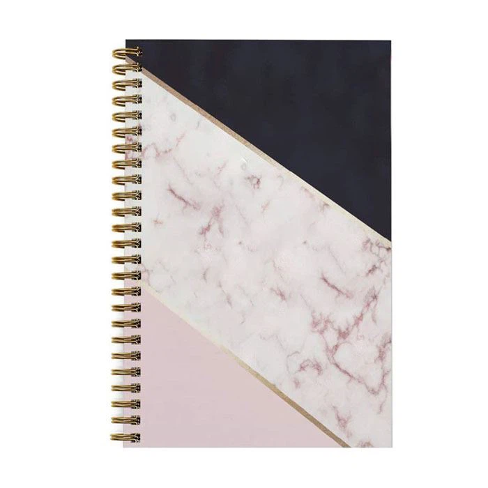 Gloss Laminated Gold Spiral Notebook Gloss Laminated Gold Spiral Notebook