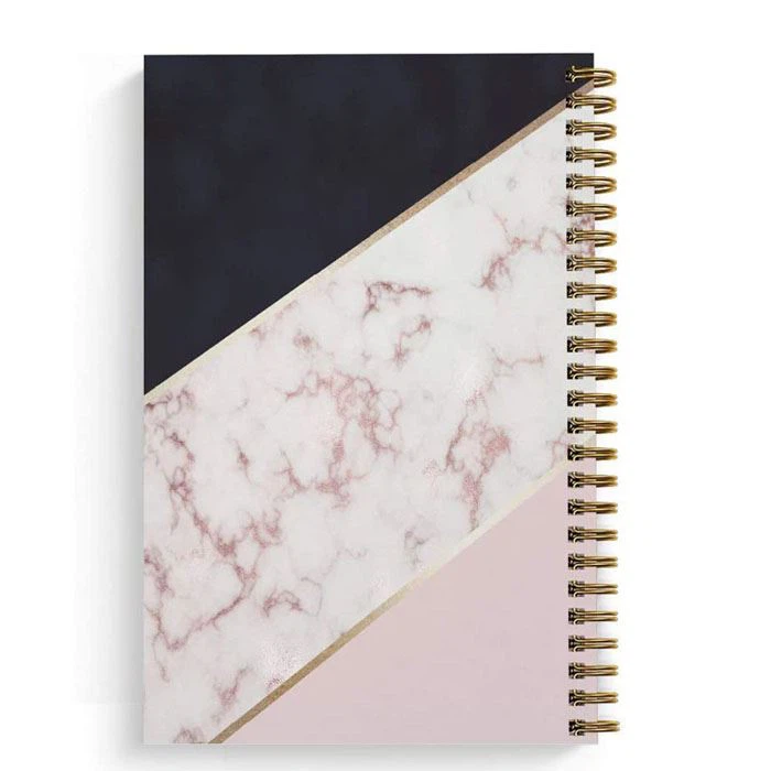 Gloss Laminated Gold Spiral Notebook Gloss Laminated Gold Spiral Notebook
