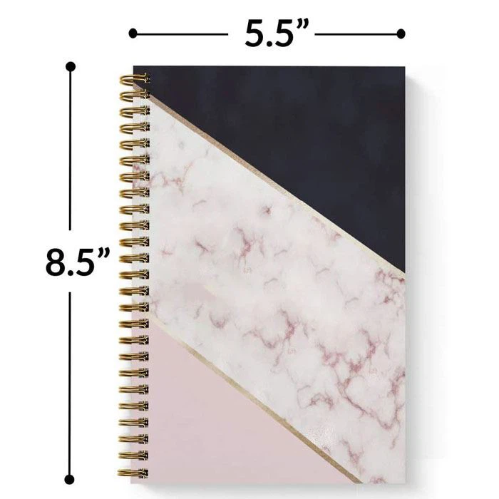 Gloss Laminated Gold Spiral Notebook Gloss Laminated Gold Spiral Notebook