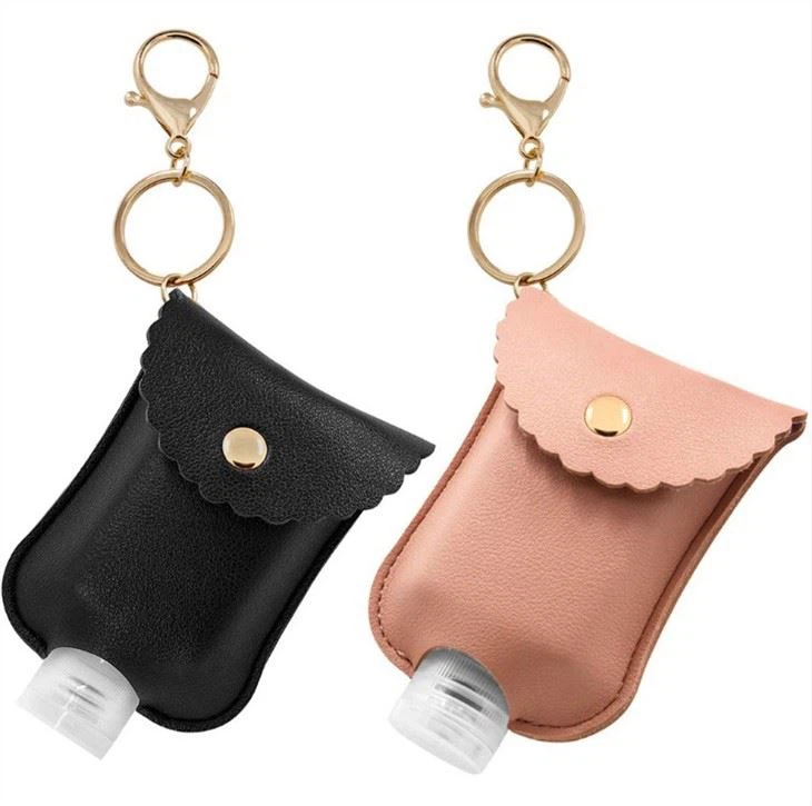 PU Keychain Sanitizer Holder PU Keychain Sanitizer Holder