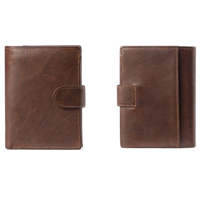 Crazy Horse Leather Men's Wallet