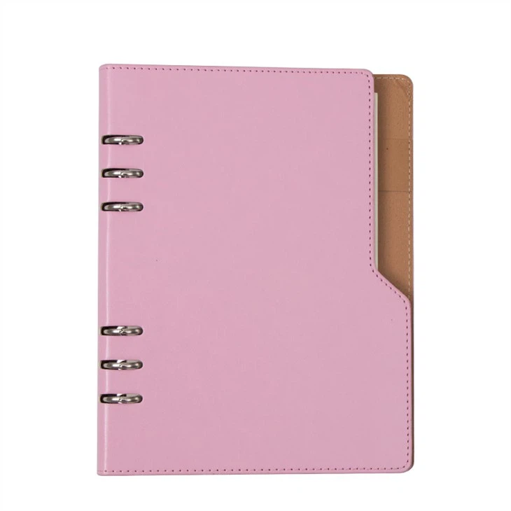 note book leather custom ring binder note book leather custom ring binder