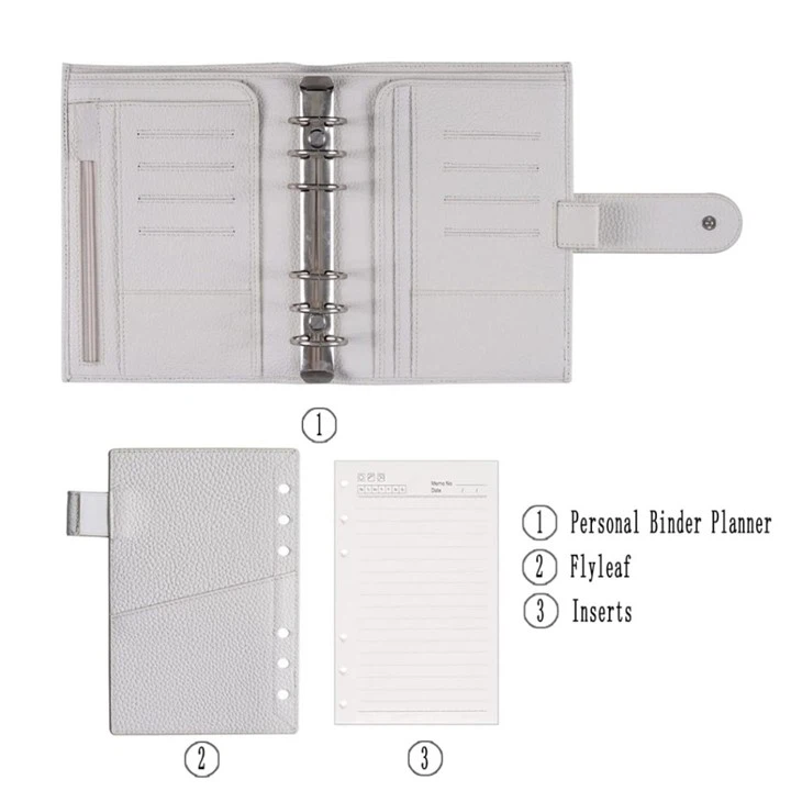 Personalized A5 Leather Binder